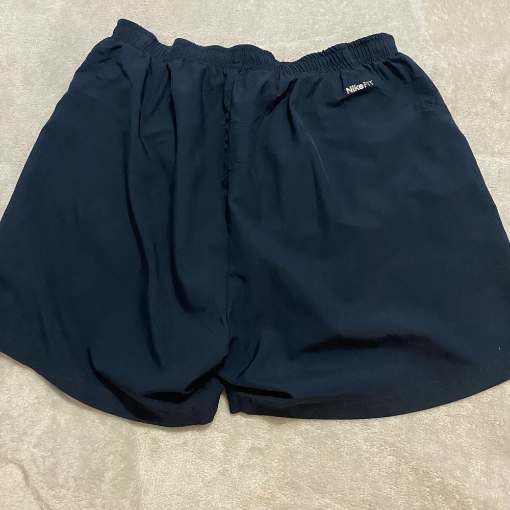 Nike Athletic Navy Shorts with Elastic Waistband - Picture 5 of 8